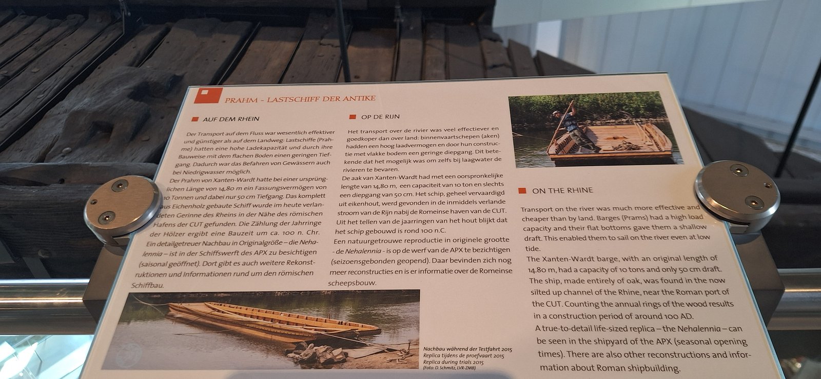 Binnenmuseum, beschrijving boot.