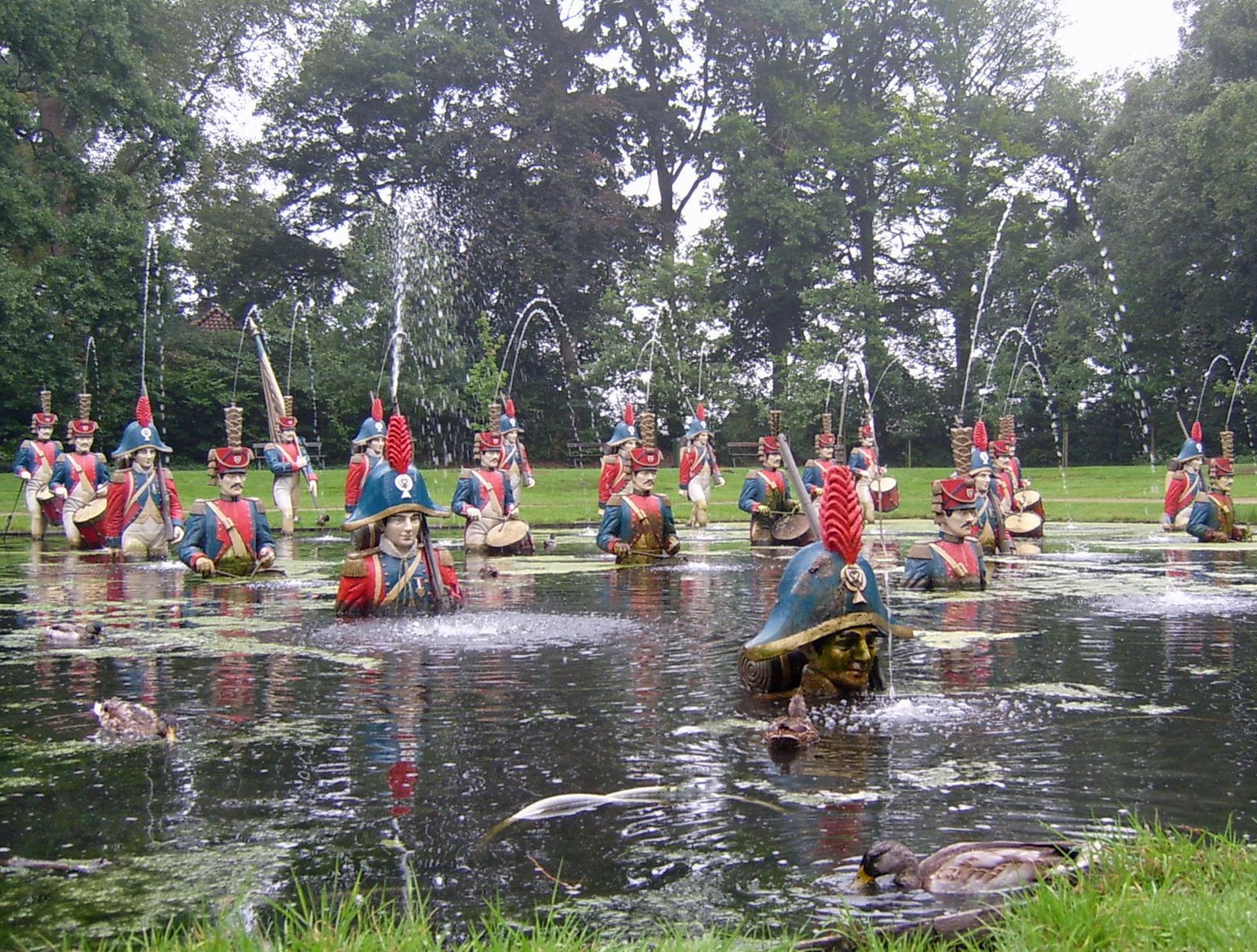 Wachters in het water