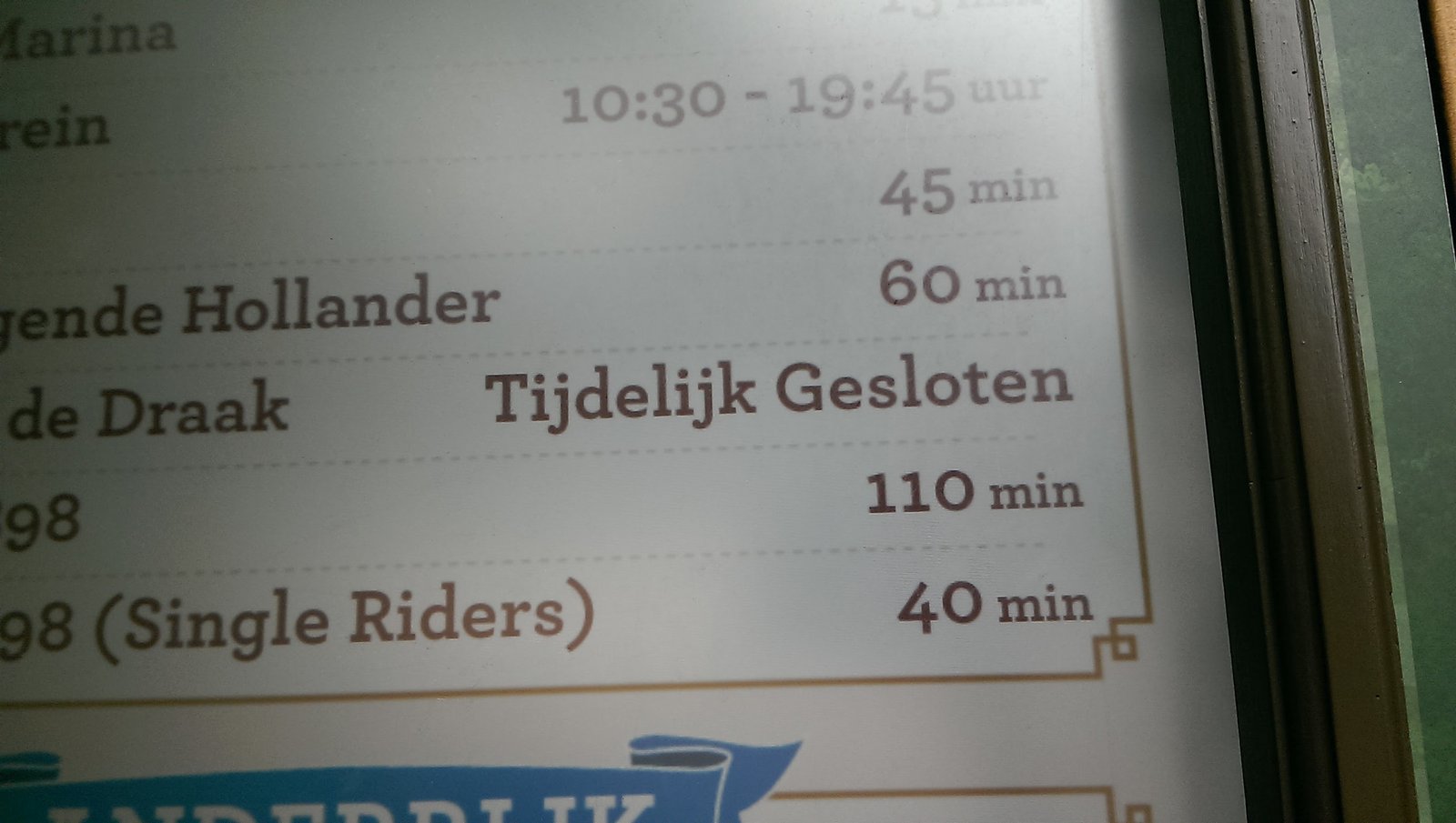 Dit was het openingsjaar van Baron 1898. Zoals je kunt zien was het dan ook erg druk.