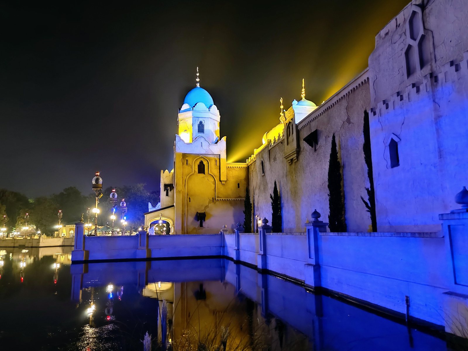Fata Morgana met de magische lichtstralen.