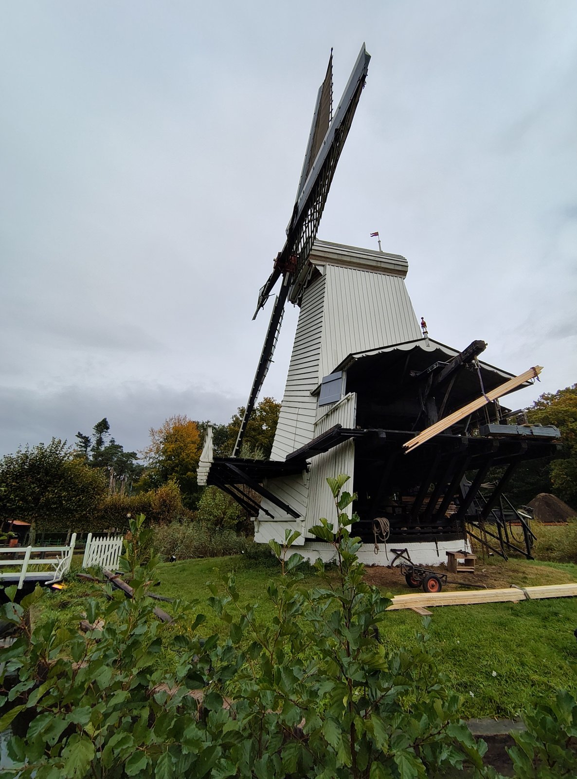 Een houtzaagmolen.