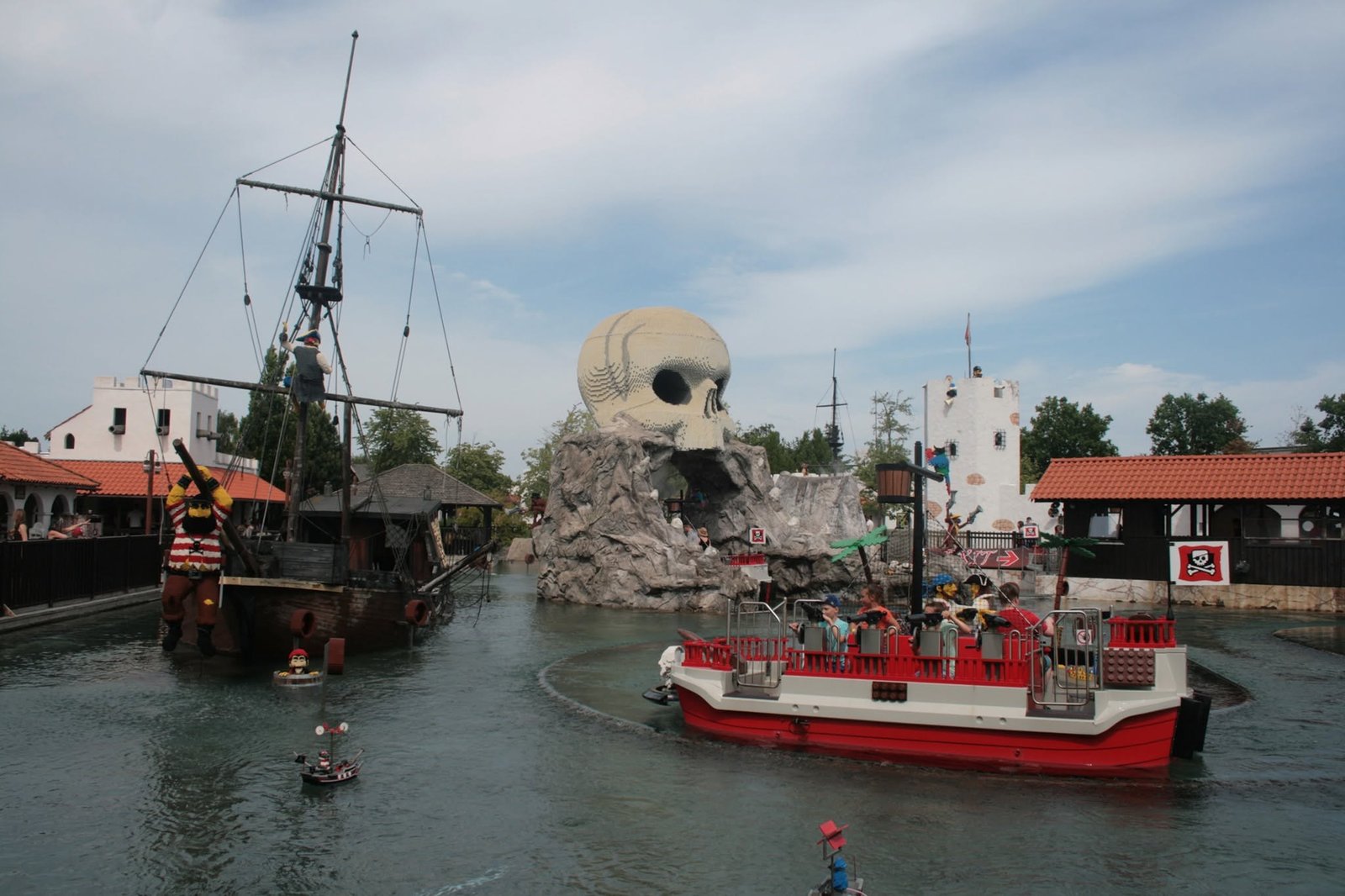 Piratenthemagebied met een Splash Battle (Pirate Splash Battle).