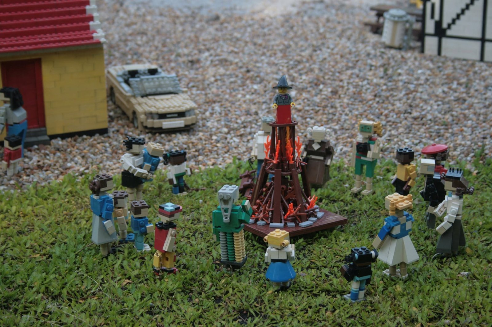 Heksenverbranding in Miniland