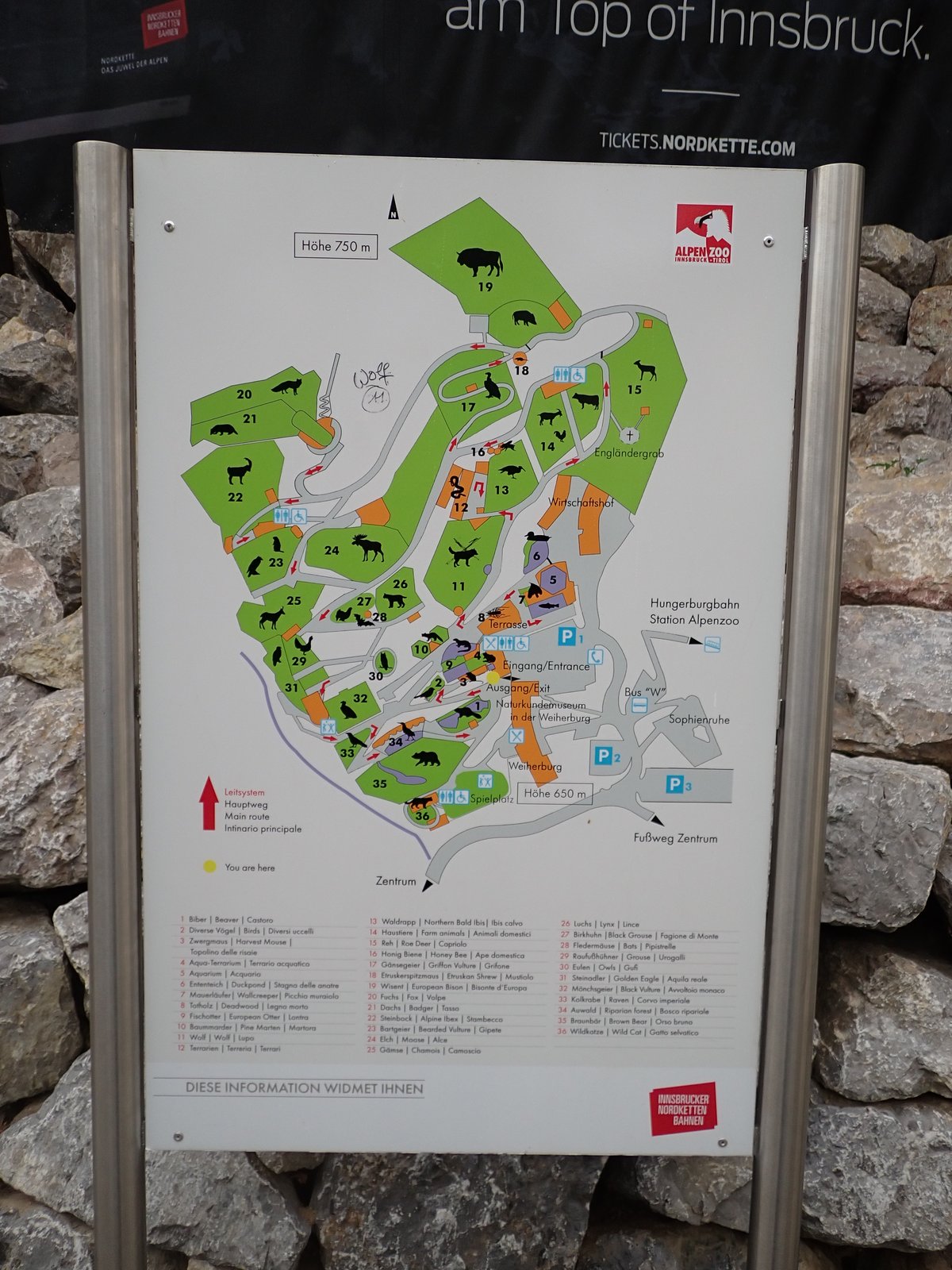 De plattegrond.