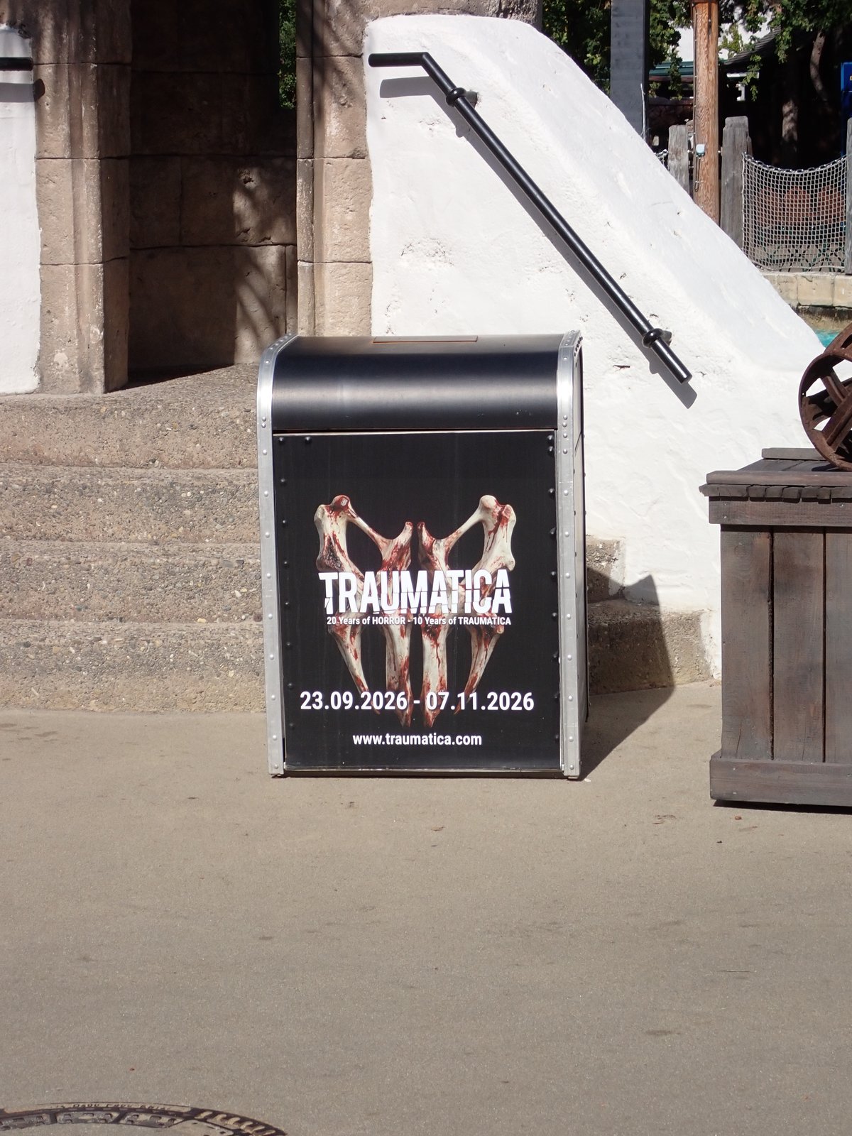 Er werd al volop geadverteerd voor Traumatica, het Halloween-evenement.