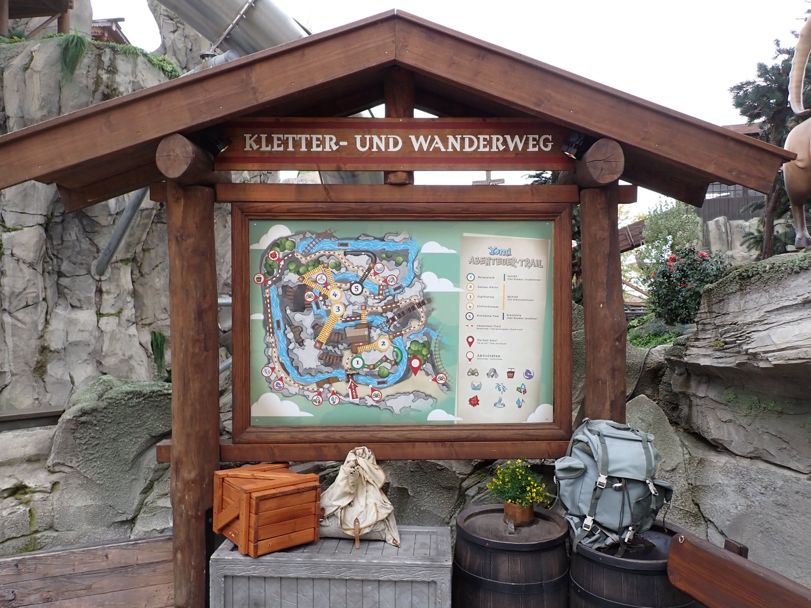 En hier het grote bord met daarop het 'nieuwe' gebied! Wat mij betreft een groot succes met een hele hoop leuke interactieve elementen.