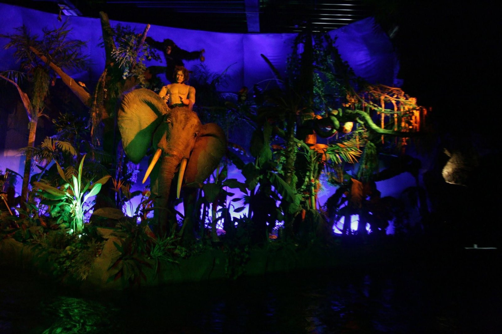 De darkride Hollywood Tour, inmiddels verwijderd.