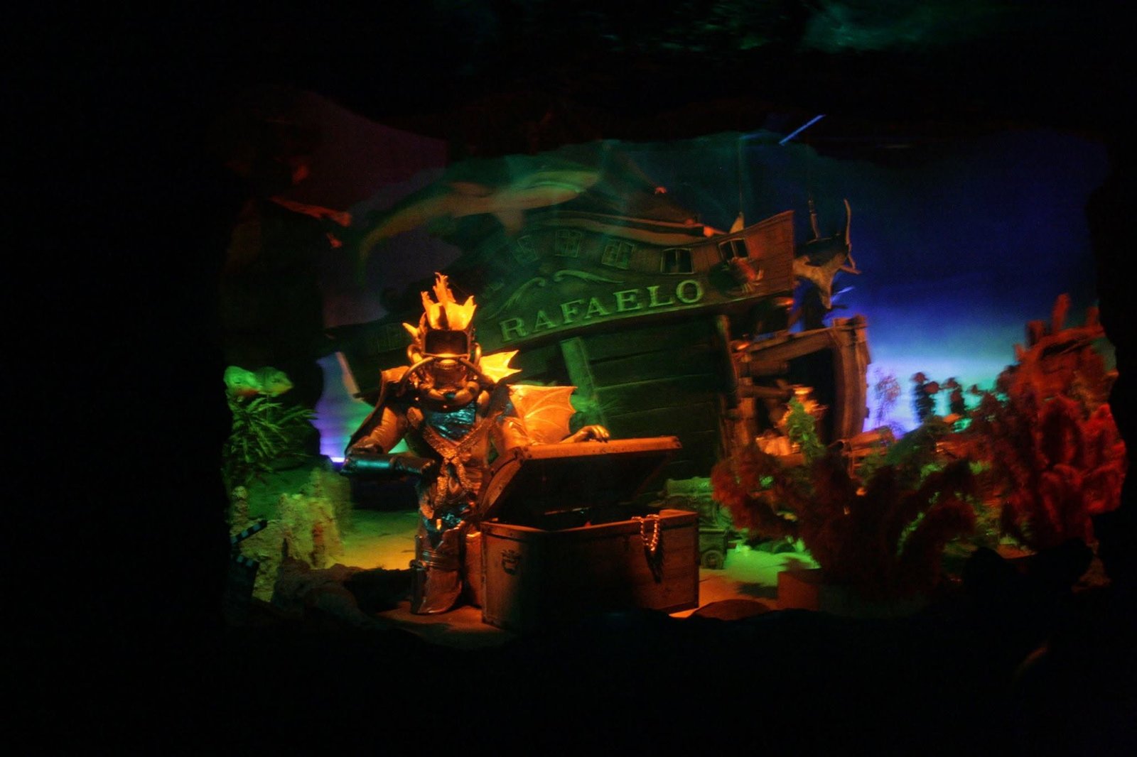 De darkride Hollywood Tour, inmiddels verwijderd.