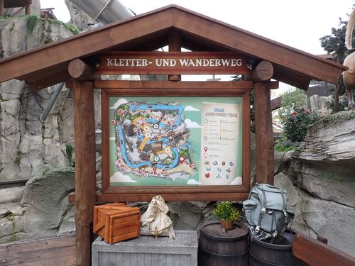 En hier het grote bord met daarop het 'nieuwe' gebied! Wat mij betreft een groot succes met een hele hoop leuke interactieve elementen.