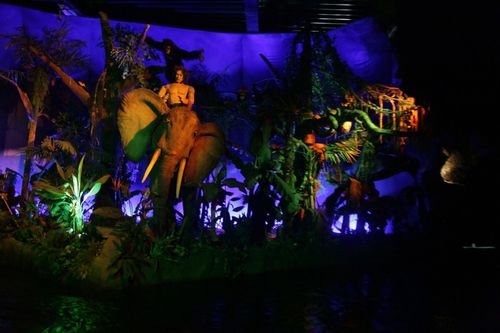 De darkride Hollywood Tour, inmiddels verwijderd.